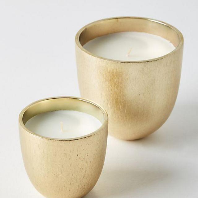 Gilded Rock Candle small
