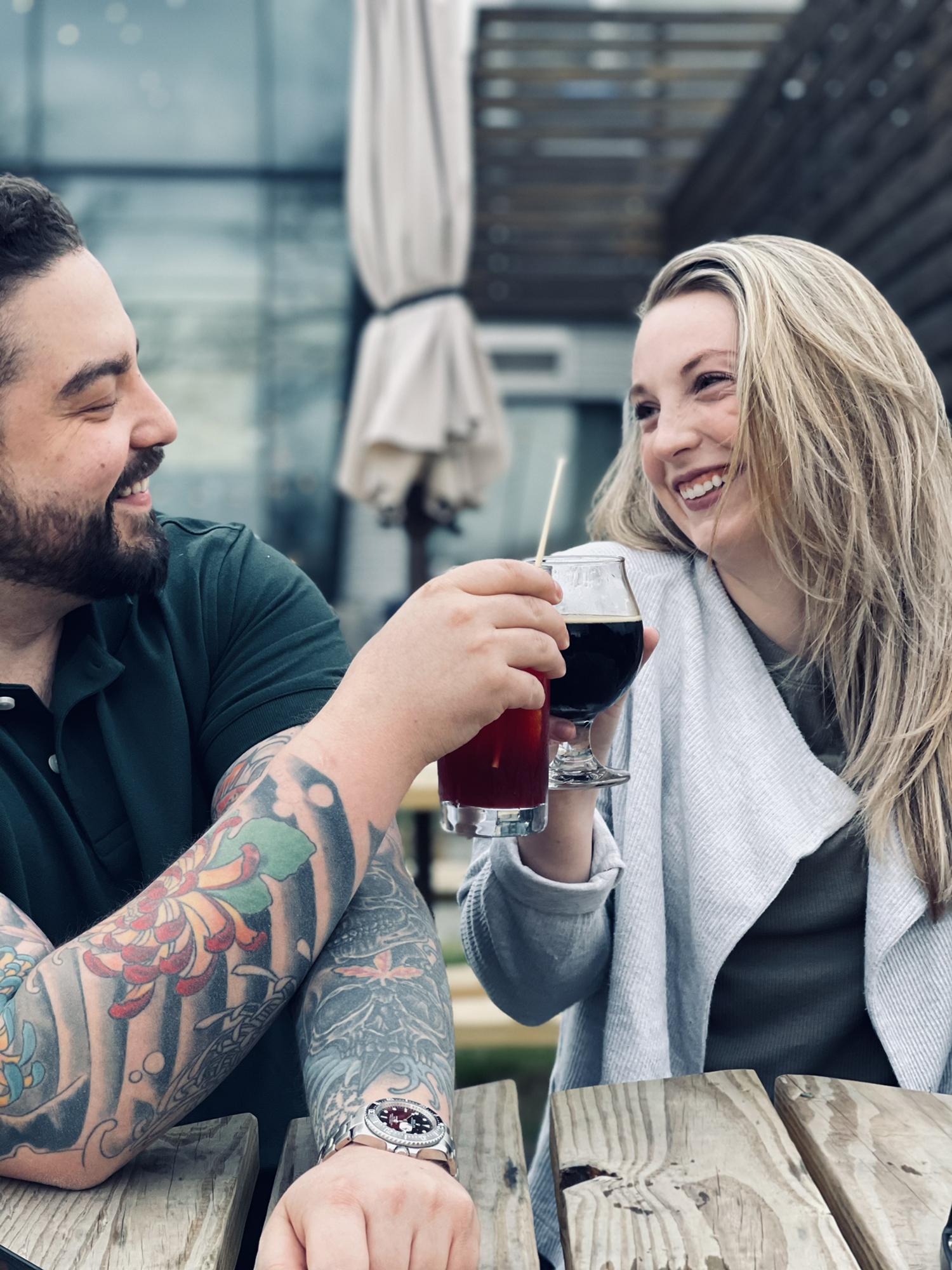 Cheers to many more years of laughter and smiles.