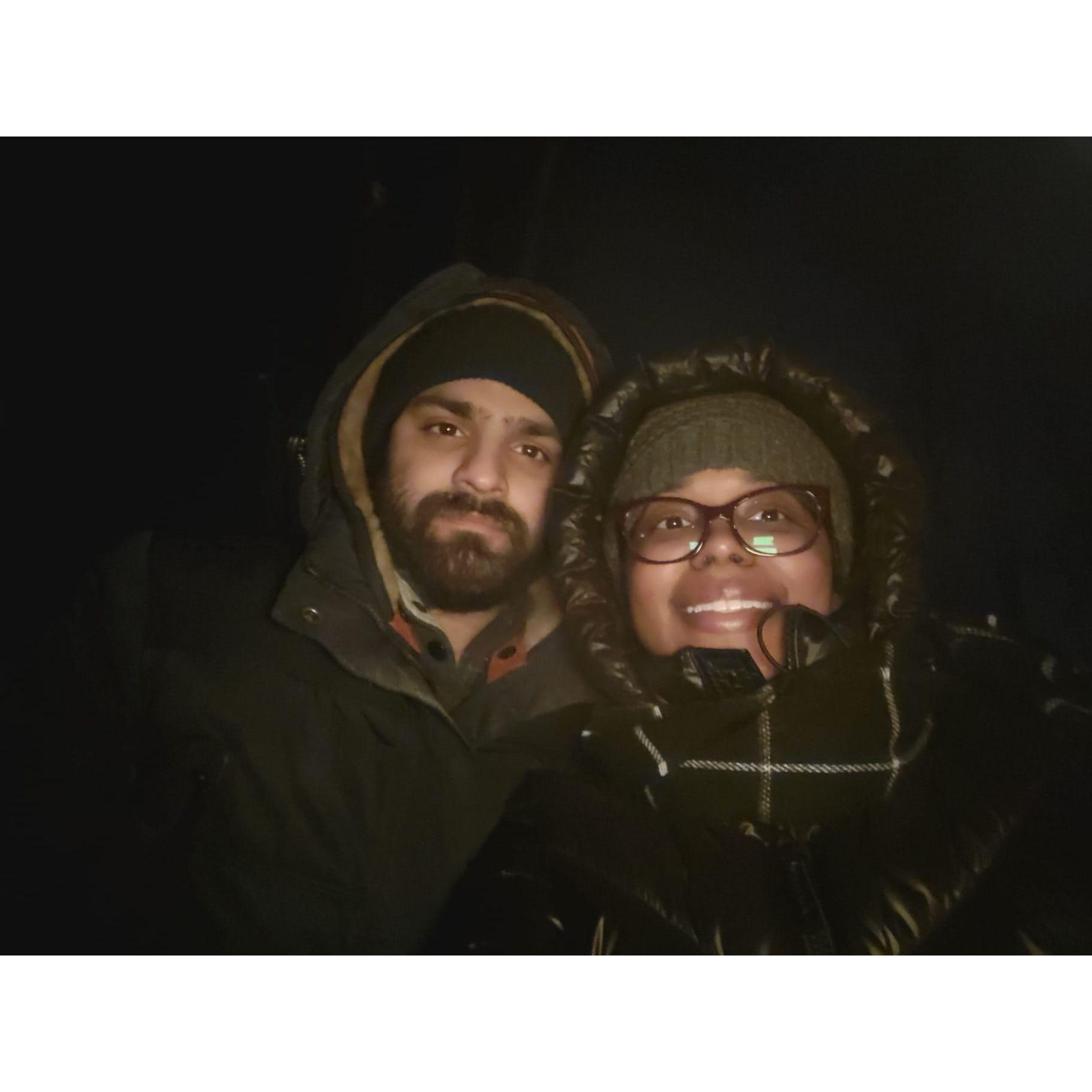 Winter Evening Stroll