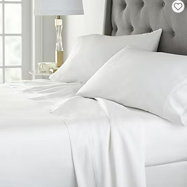 Liz Claiborne Ultra Fit Performance 575TC Sheet Set - Cool white