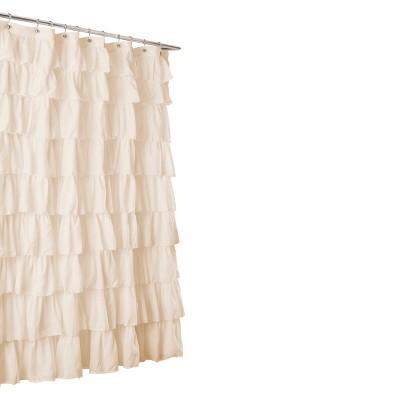 Lush Décor Large Ruffle Shower Curtain