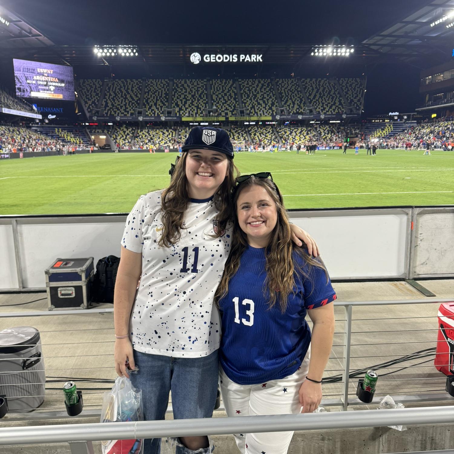 USWNT Soccer game in Nashville, TN! October 2024.