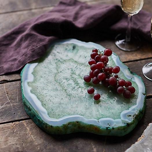 Agate Serving Board, Round