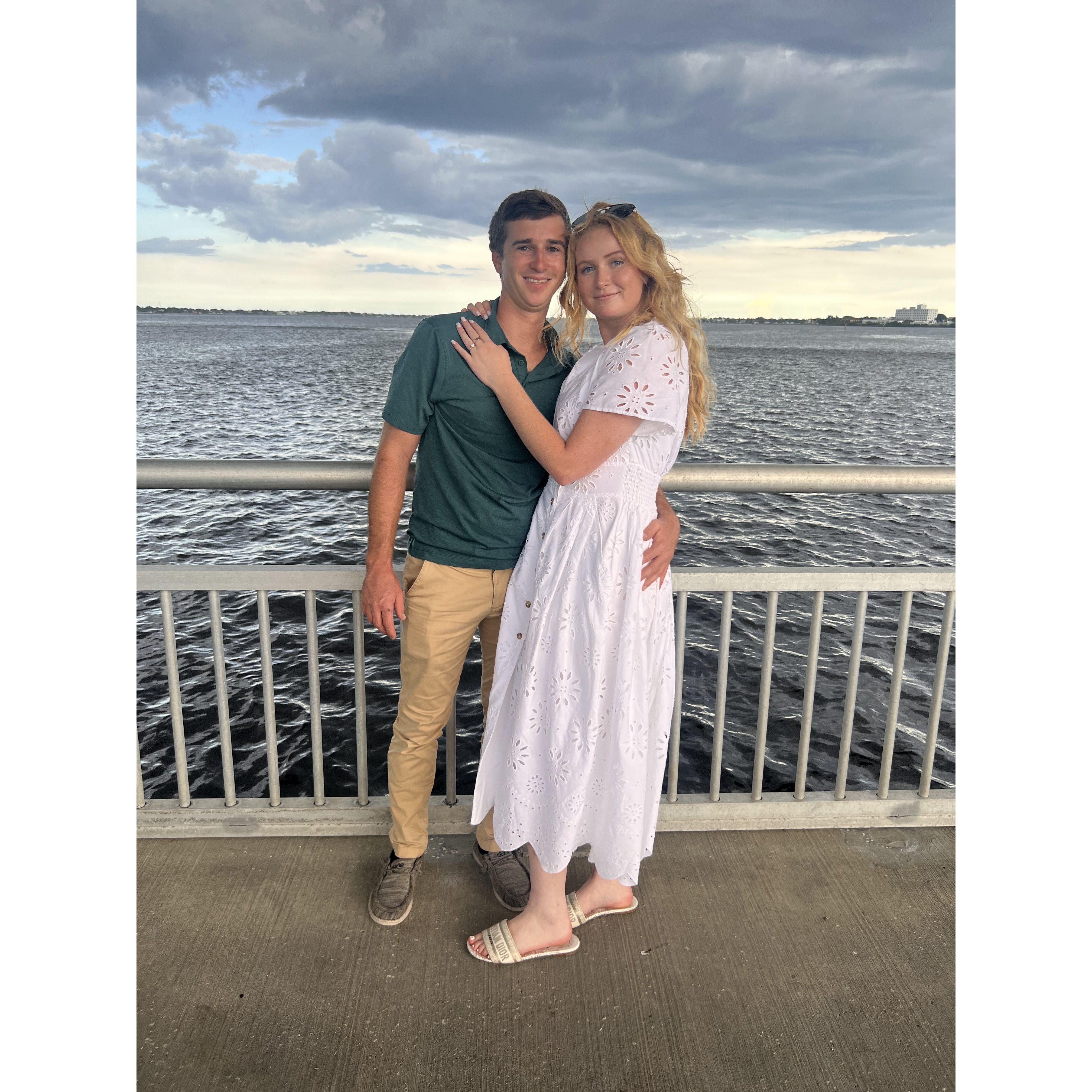 First Time Taking Photos Together Where We Got Engaged