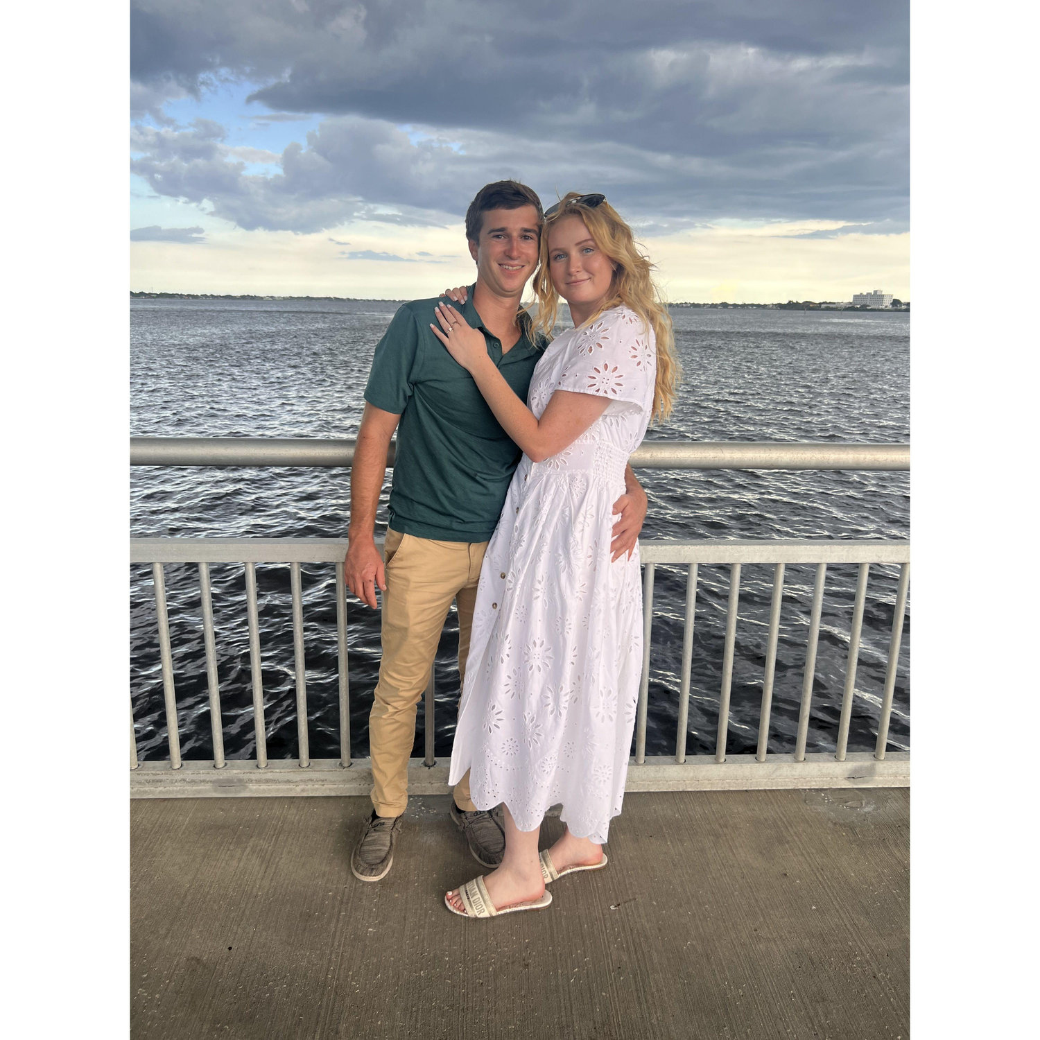 First Time Taking Photos Together Where We Got Engaged