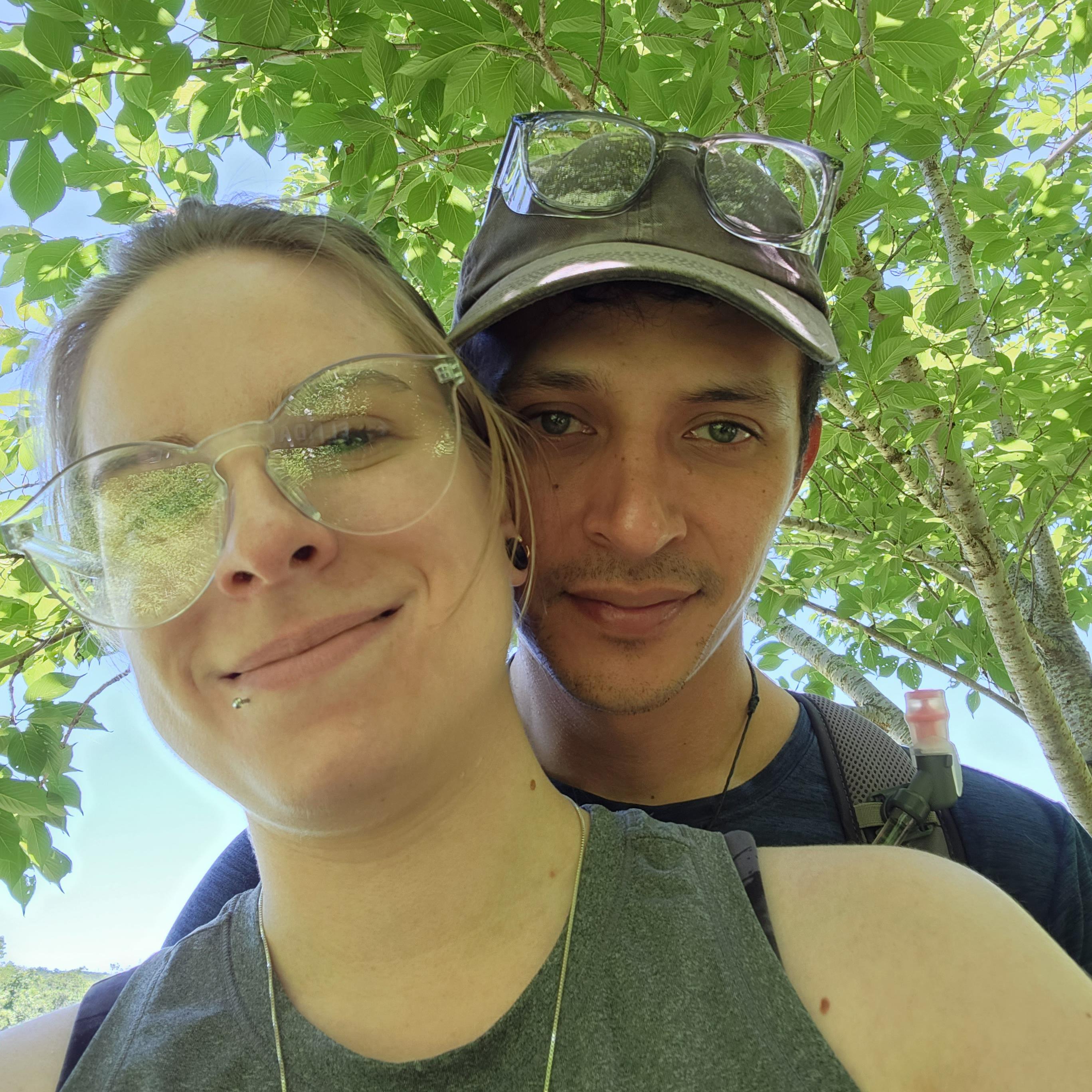 Hiking, South Mountain Reservation, June 2022.