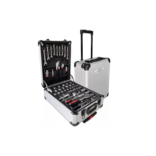 SUGIFT 399-Piece Home Tool Set with Rolling Toolbox, Heavy-Duty Hand Tool Kit for Home and Auto Repair