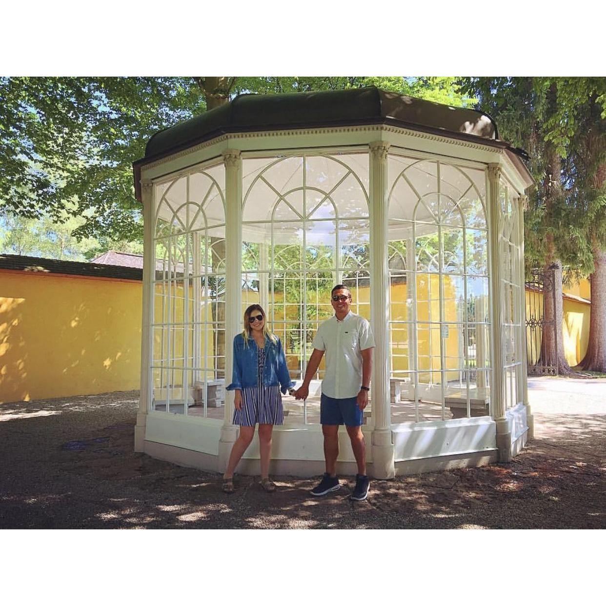 Salzburg, Austria 2017 - I may or may not have forced Joseph to go on the "Sound of Music" tour. He's such a good sport. Recognize this gazebo, anyone?