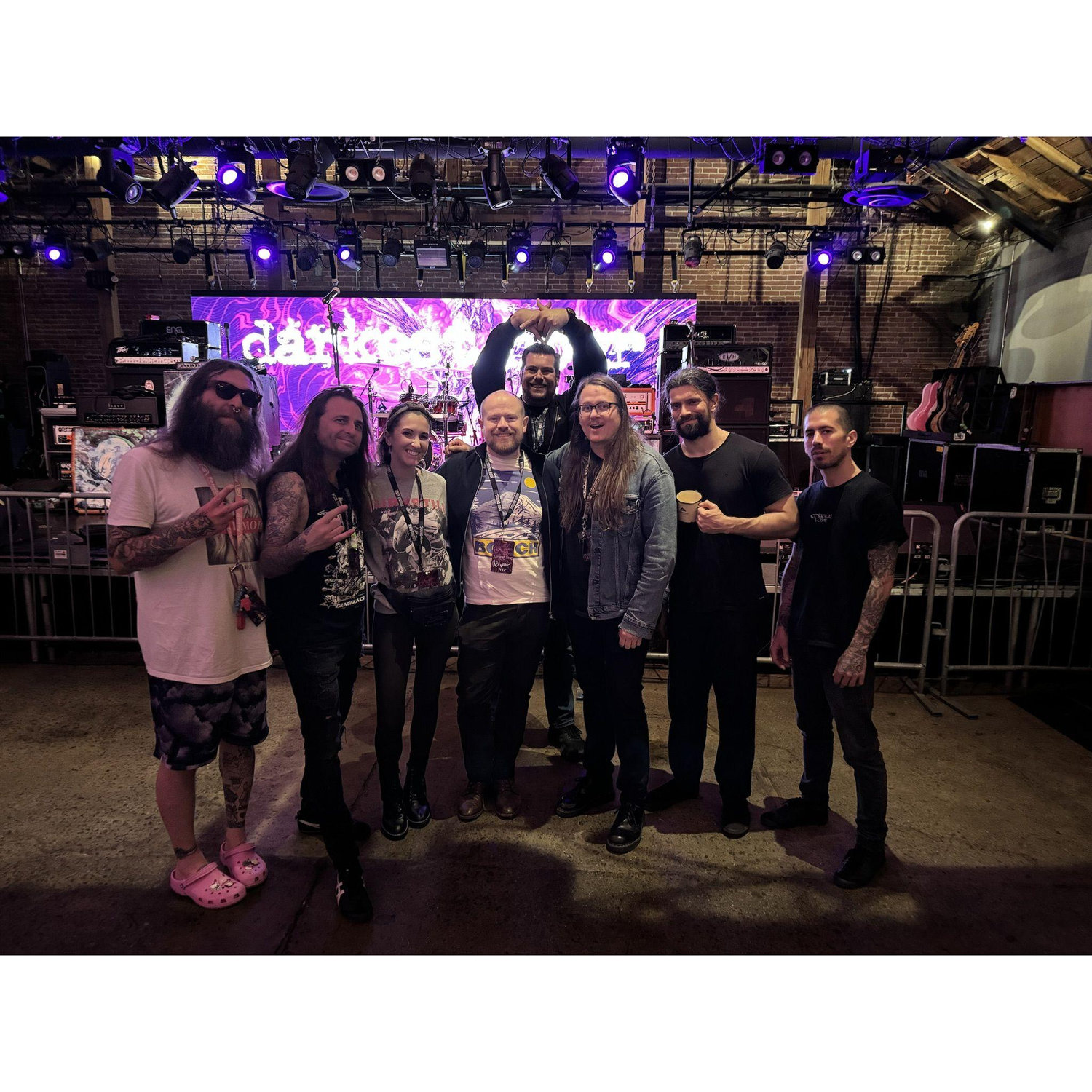 Darkest Hour with Jason (groomsman) and the band (good dudes)