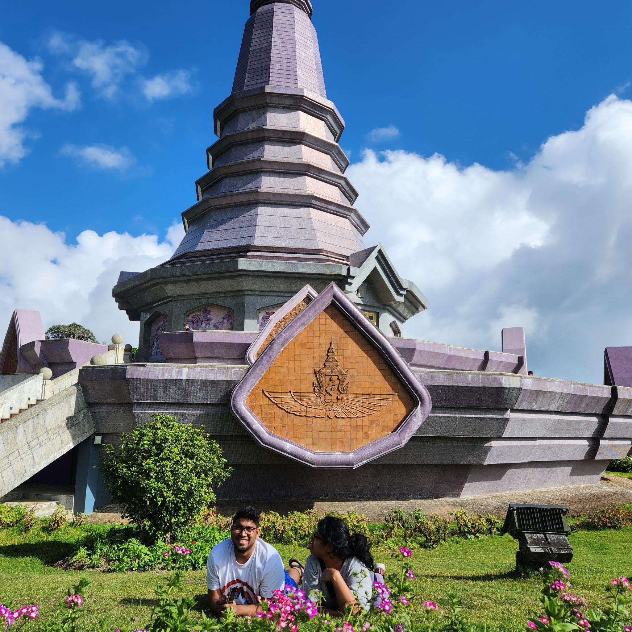 If you zoom in, you can see Alisha sticking her tongue out at Micah