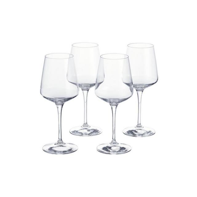 Genoa 15.5 oz. Lead-Free Crystal White Wine Glasses (Set of 4)