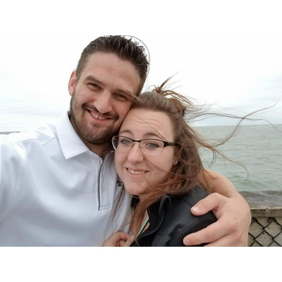 Wind in her hair, she didn't care, might have been cold and rainy on our first beach trip, but as long as we were together it was sunny and 80 to us.