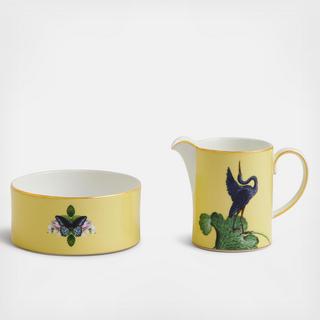 Waterlily Creamer & Sugar Bowl
