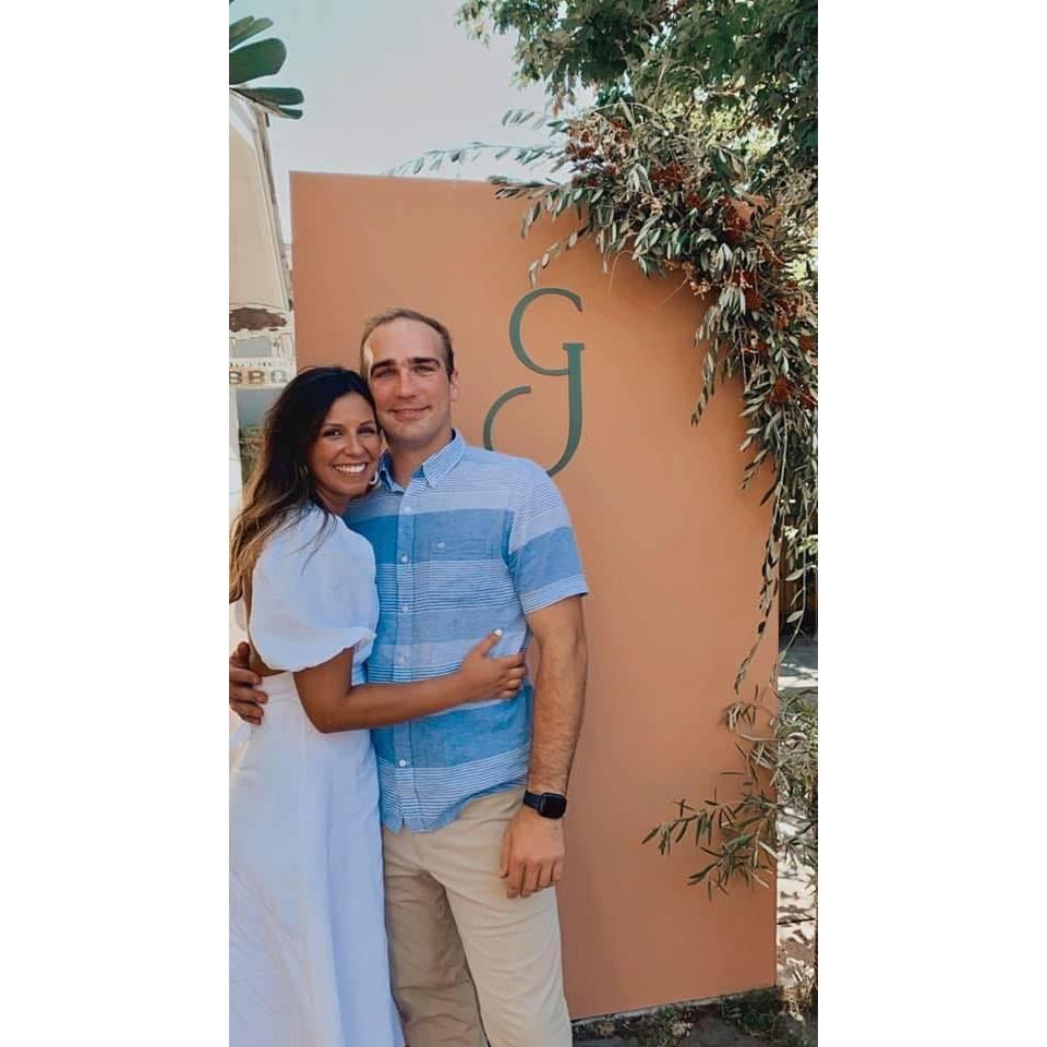 At G's bridal shower in July!