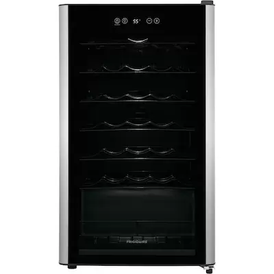 Frigidaire  19.3-in 34-Bottle Capacity Black Freestanding Wine Cooler