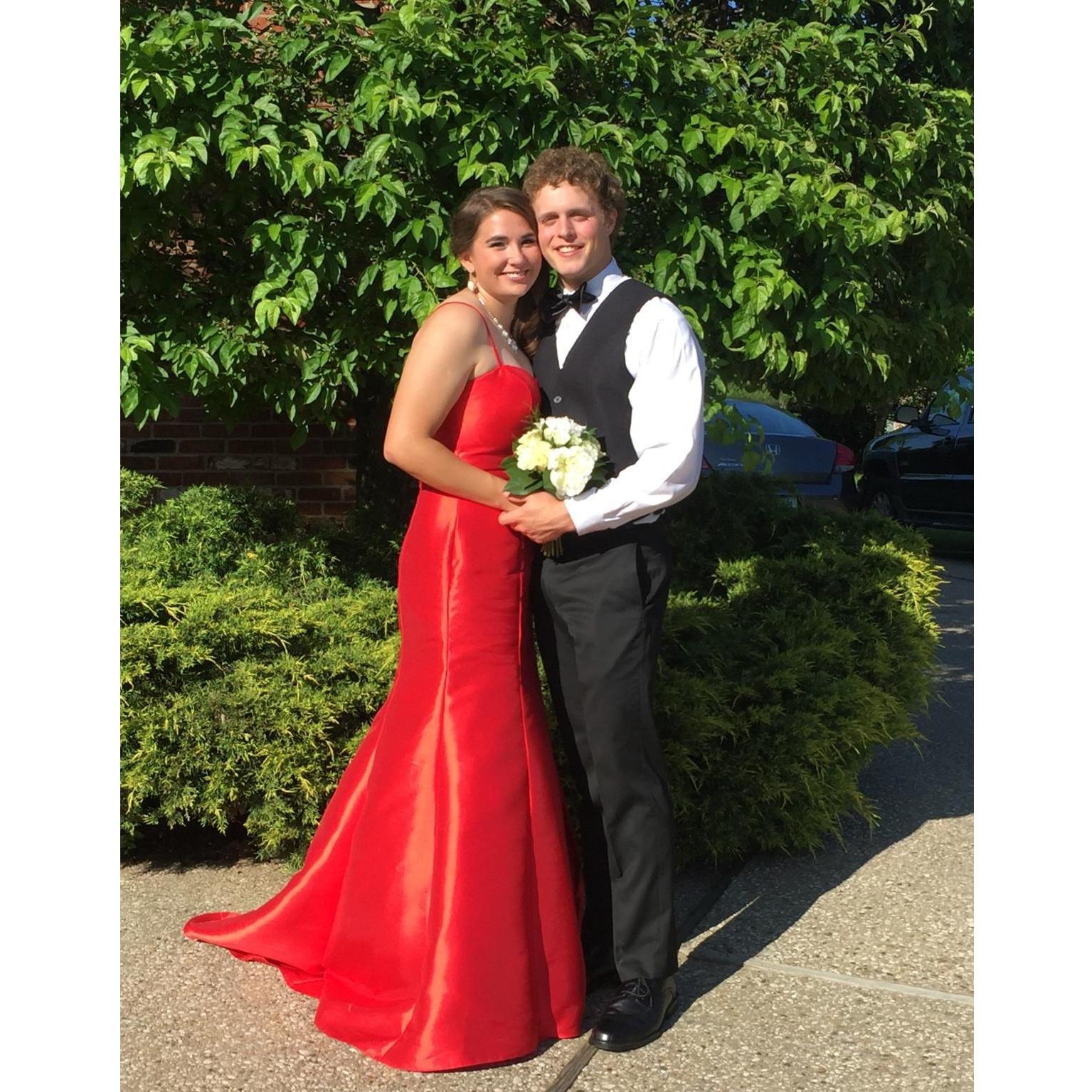 Senior Prom together! Such fun memories from that night!