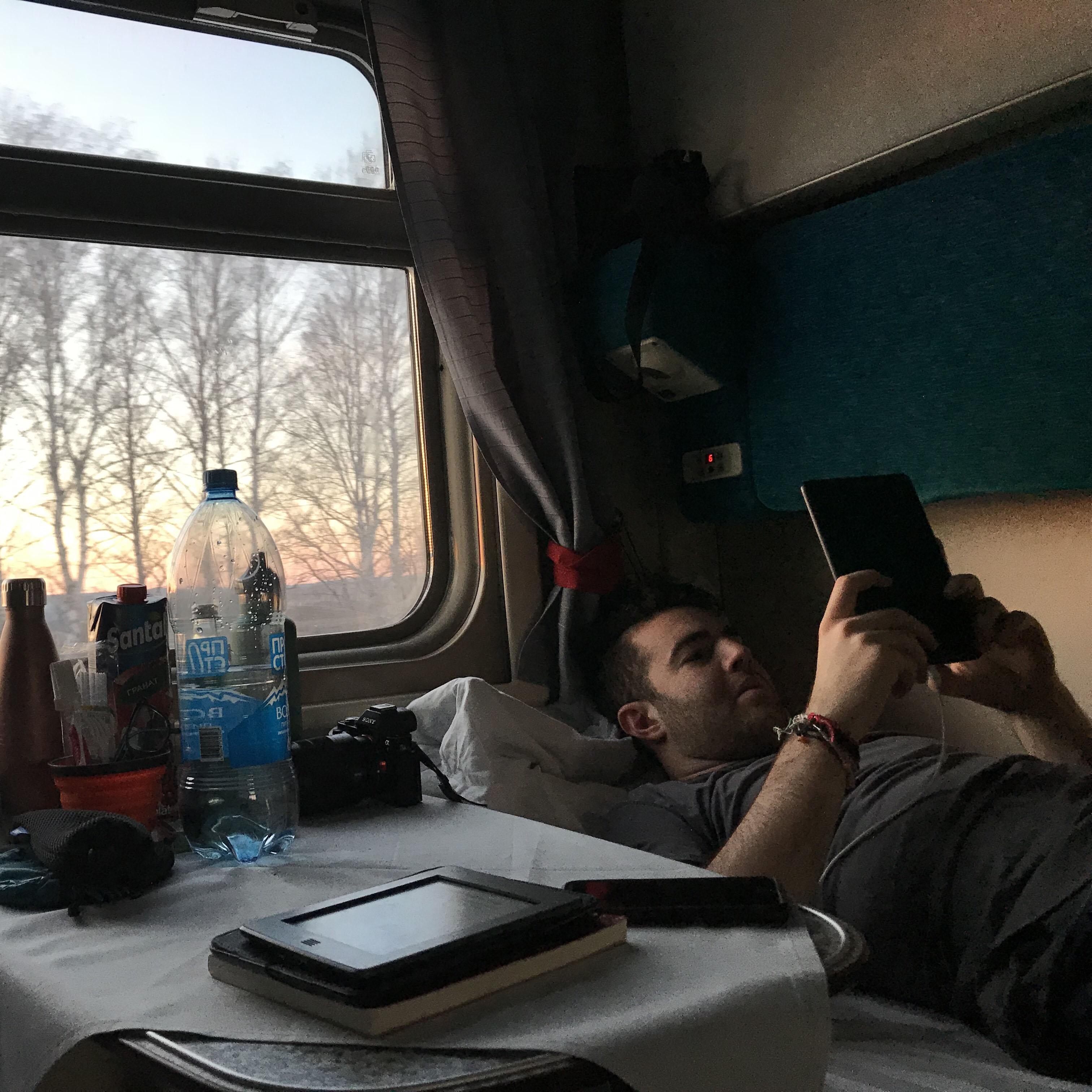 3 day train ride from Moscow to Siberia