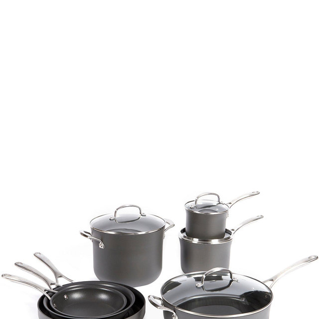 Southern LivingKitchen Solution Collection 11-Piece Hard Anodized Nonstick Cookware Set
