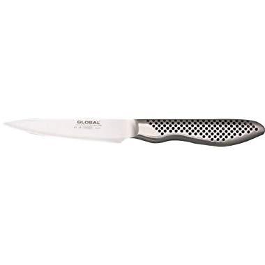 Global GS38 GS-38-3 1/2 inch, 9cm Western Style Paring Knife, 3.5", Stainless Steel