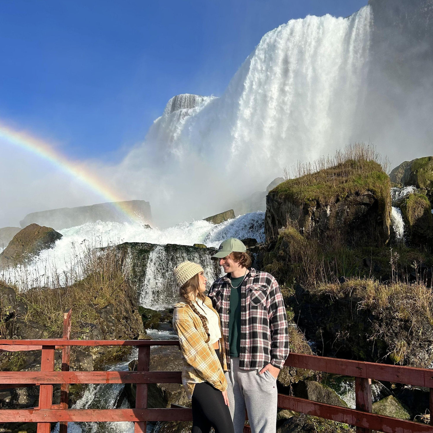 Right after we got engaged at the most magical place ever!