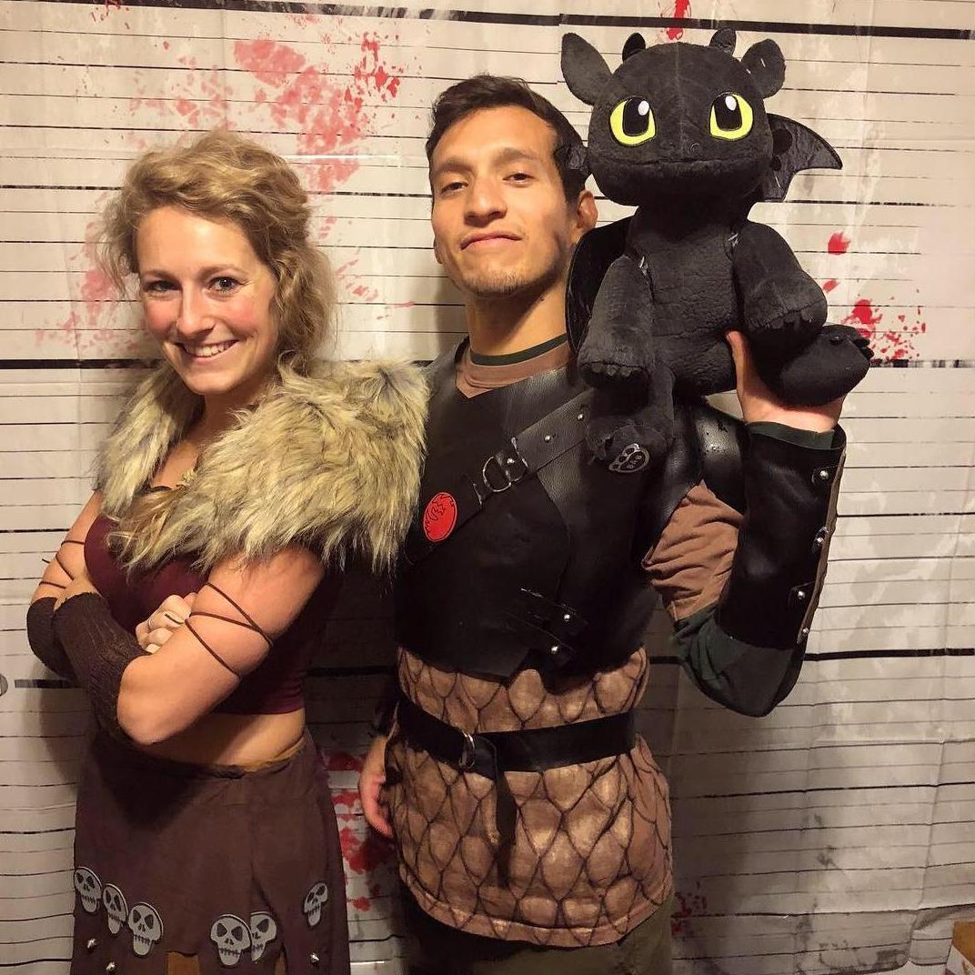 Halloween is our favorite holiday, and we (Melissa) always make our own costumes!