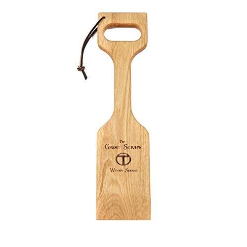 Wood Grill Scraper (20" Shovel) - Perfect BBQ Accessory for Cleaning Any Grill, by Great Scra