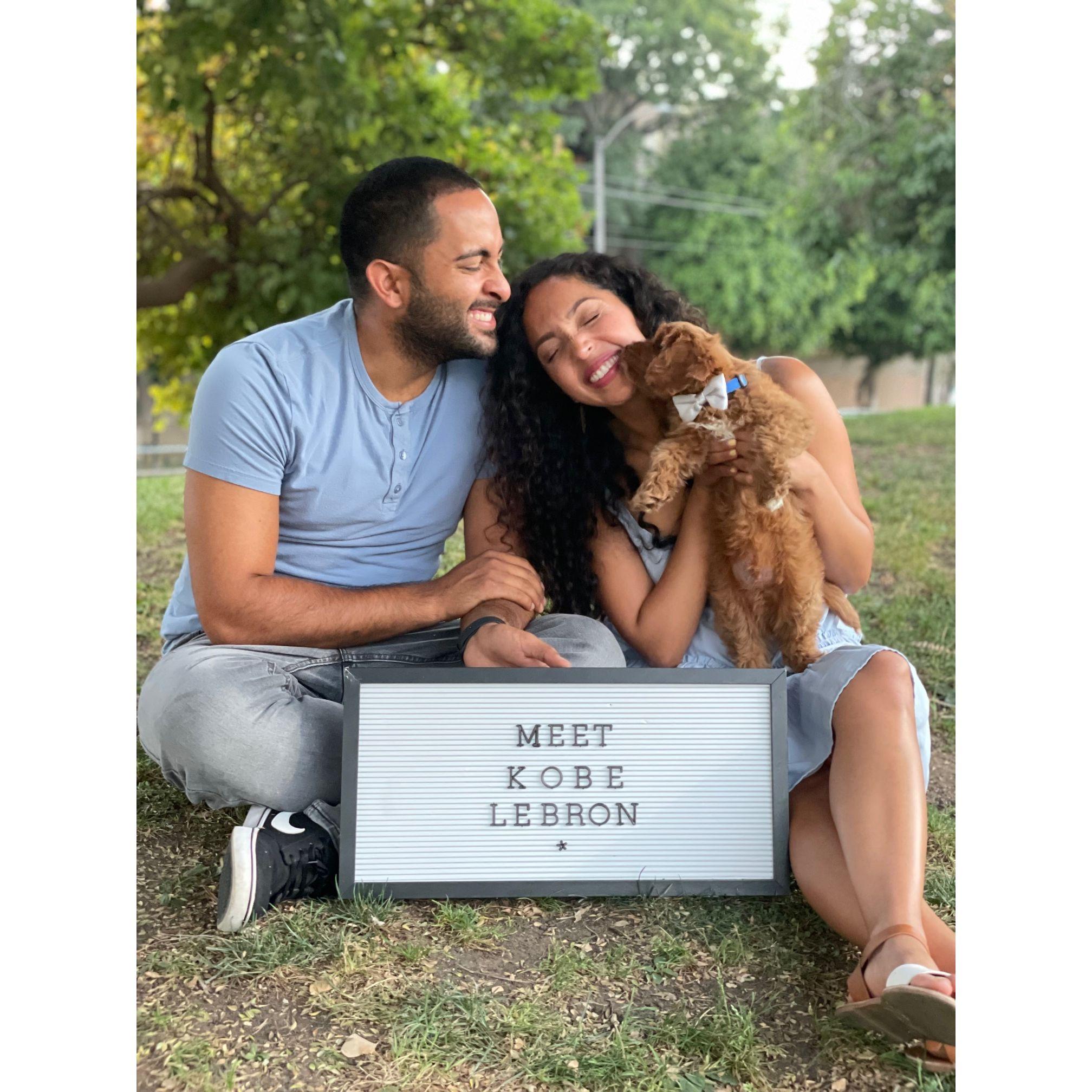 Our most cherished addition to our little family