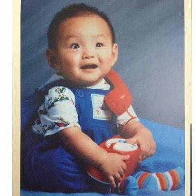 Little Colin. Fun fact - Colin was a baby model!