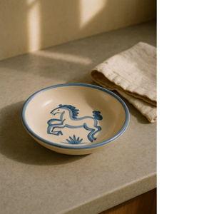 Blue Horse Pasta Plate