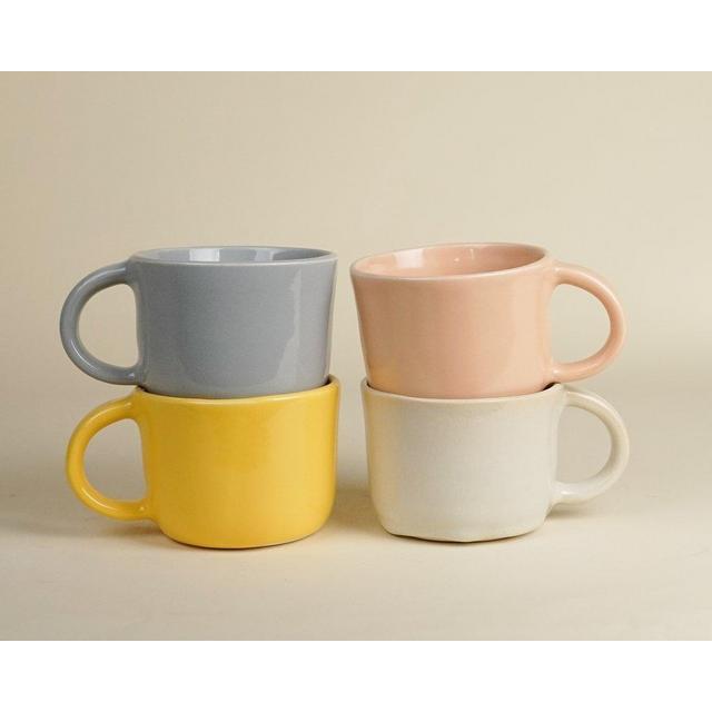 1 Sunrise mug in Peach--traditional 8oz size