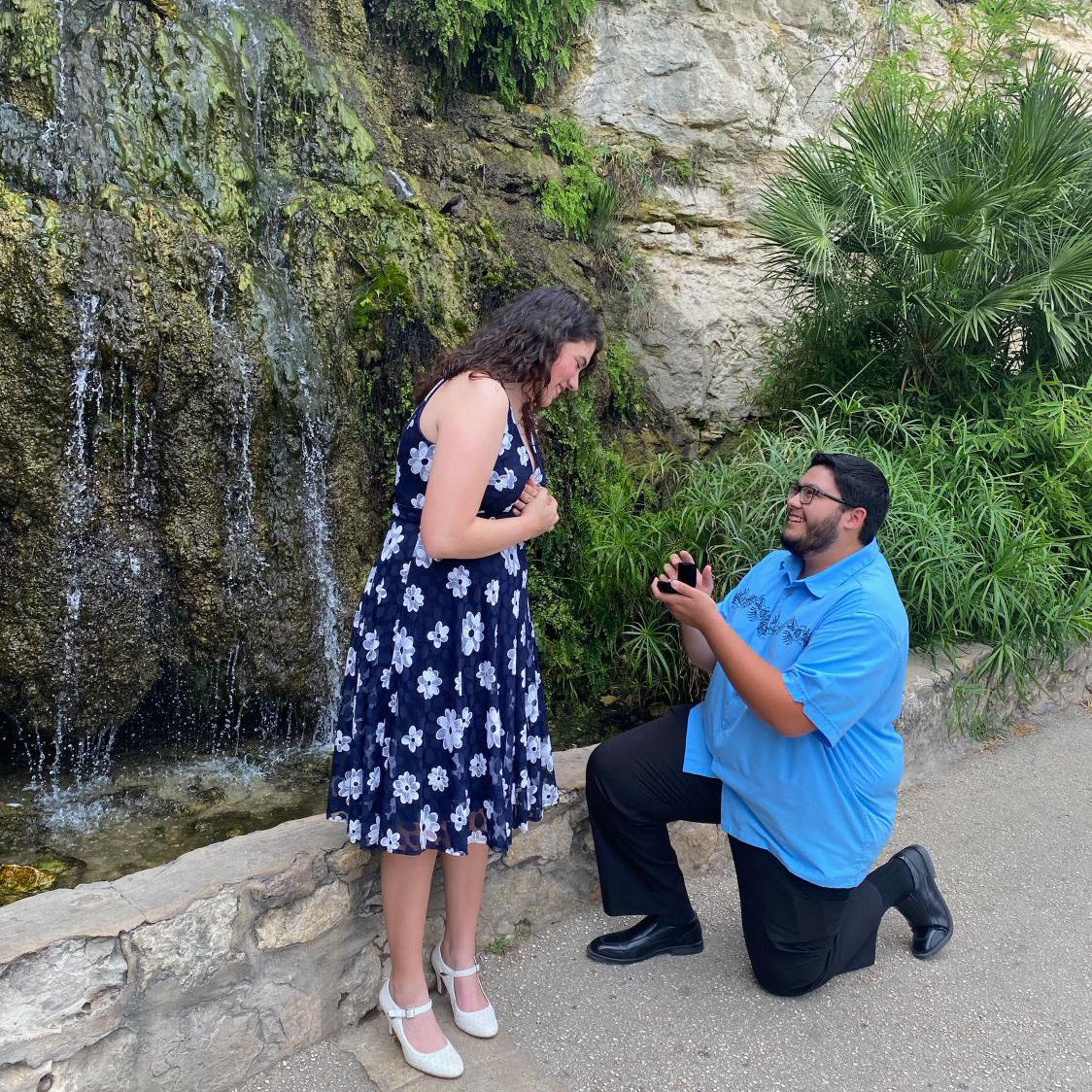 He asked and she said yes!