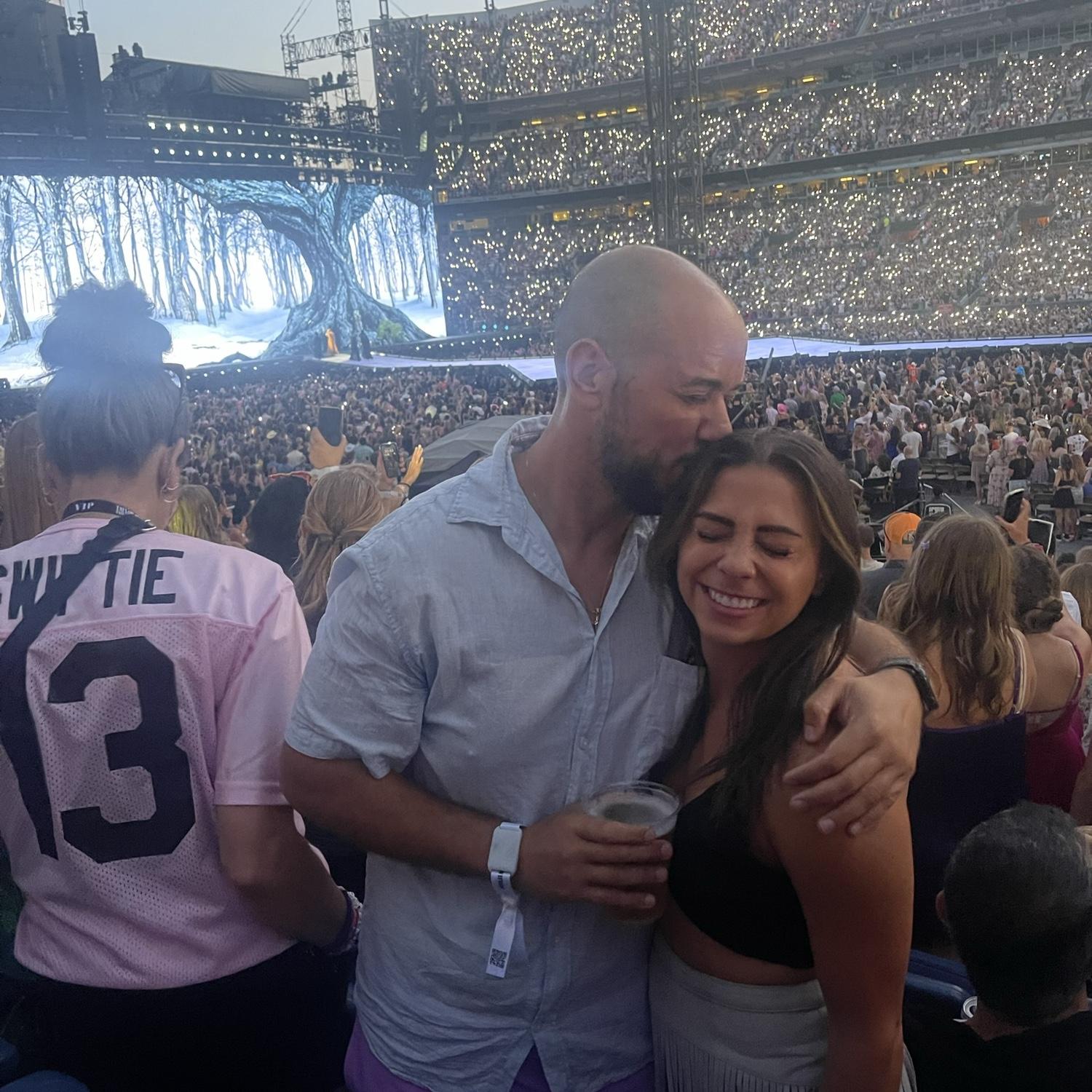 The moment Sam became a Swiftie