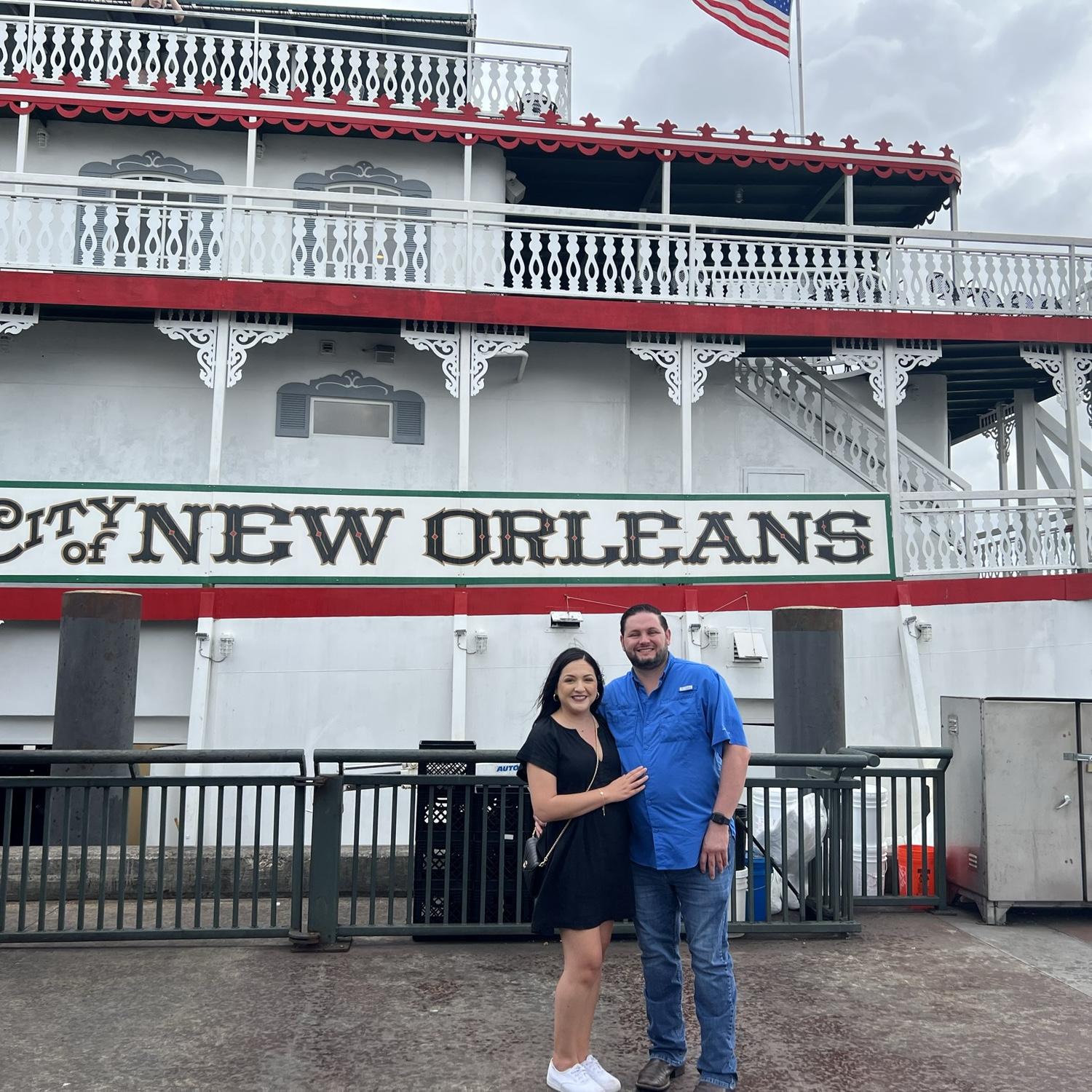 Steamboat tour along the Mississippi River!