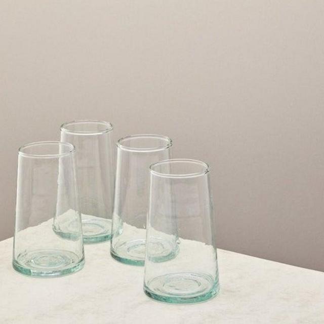 Highball Set - Handmade Recycled Drinking Glasses