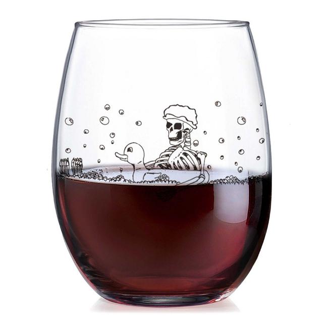 Luminarc Blood Bath Stemless Wine Glass