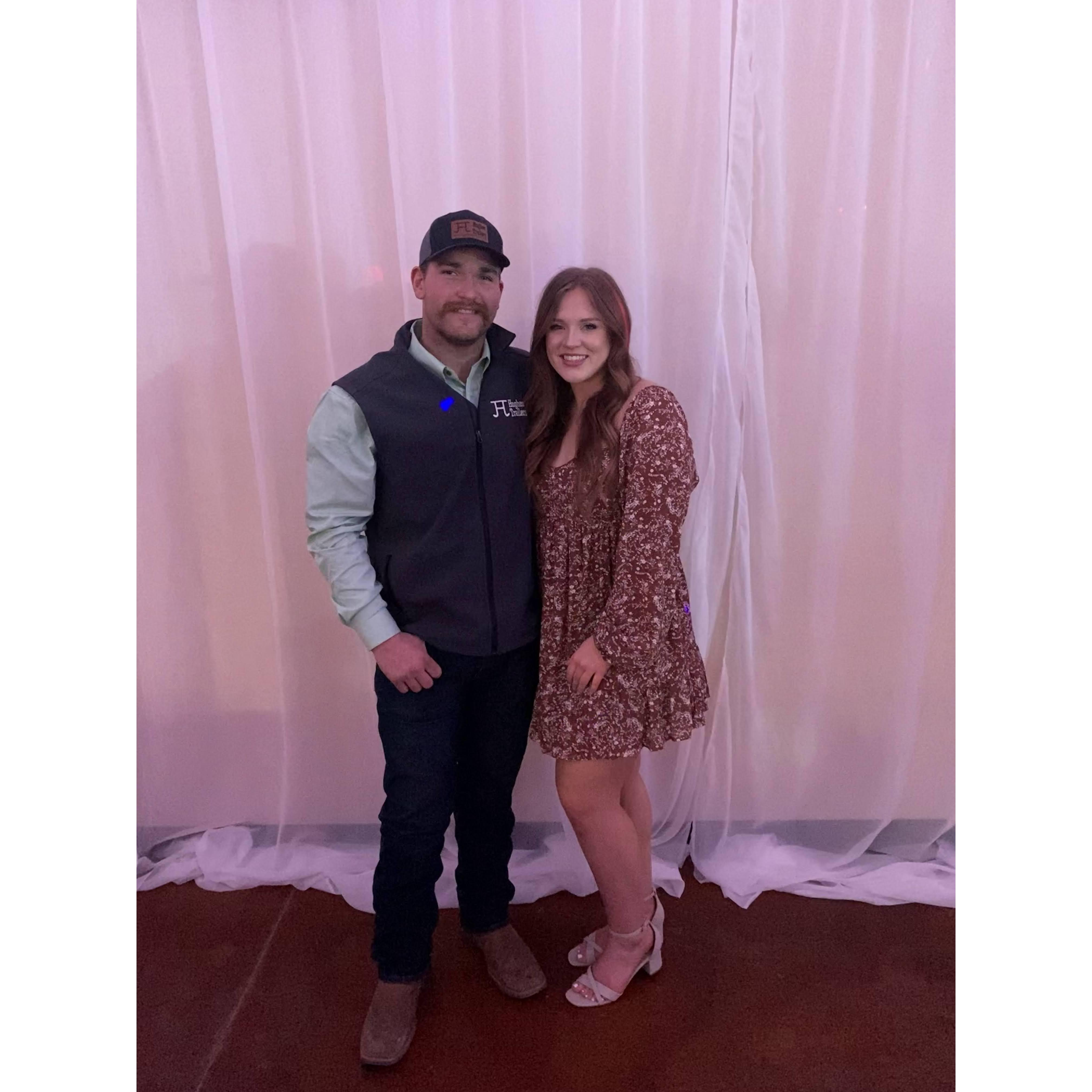 The first of many weddings together. Ken met Kaitlyn's dad this night...I guess he approved!