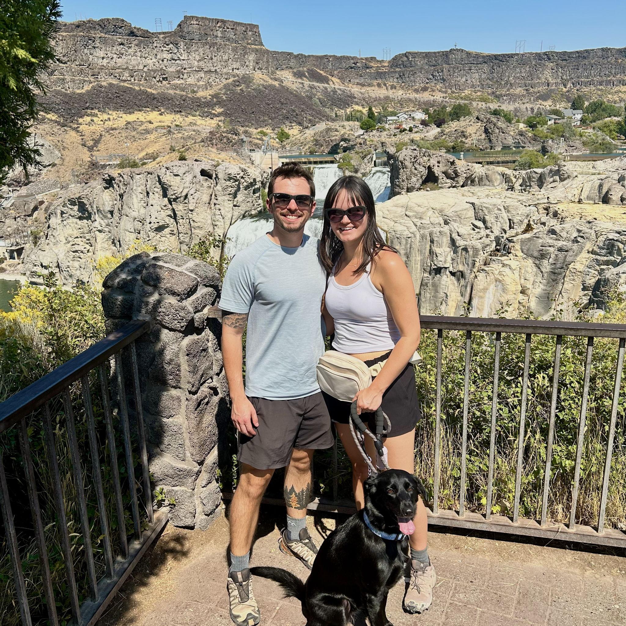 Idaho trip with Bella.