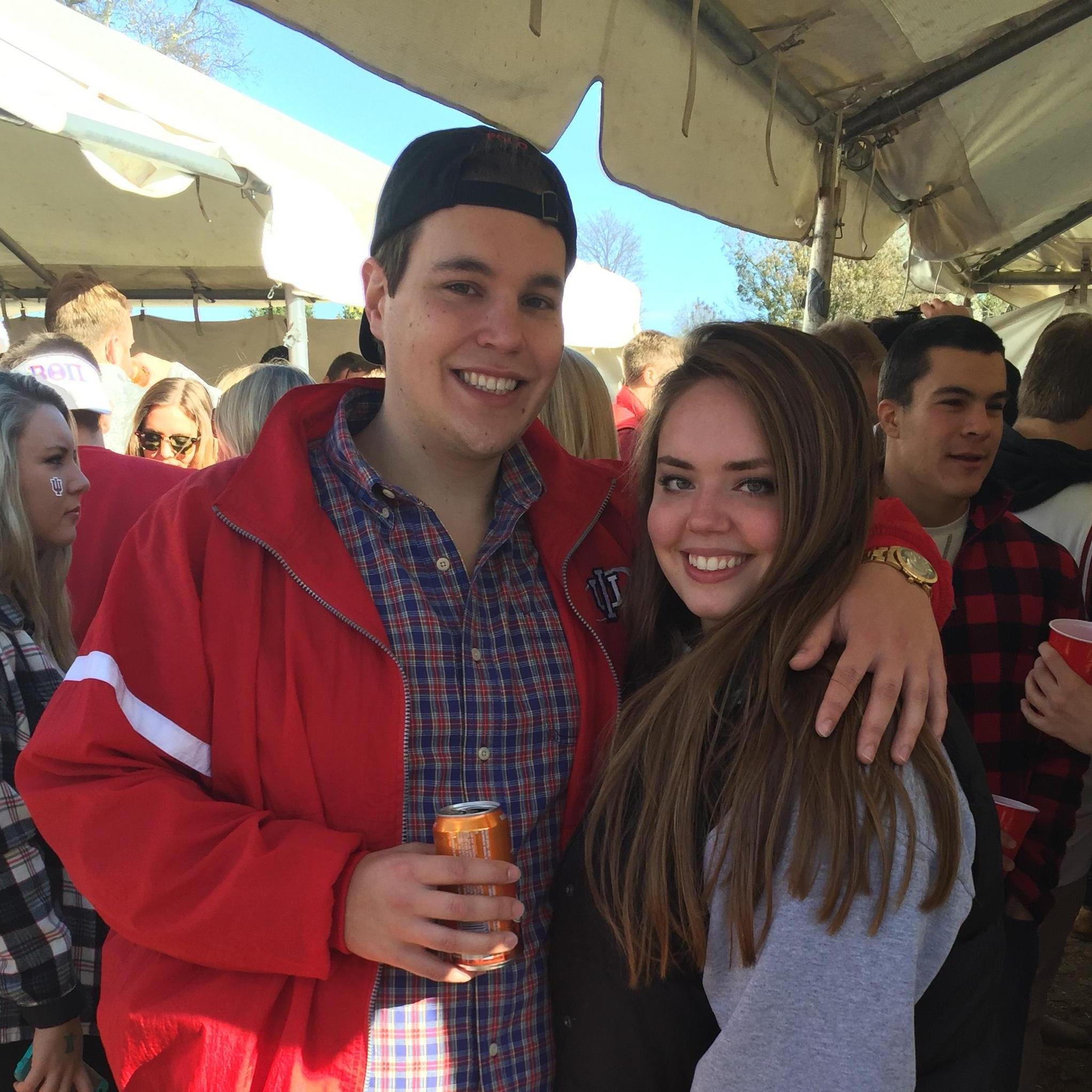 Tailgating at Indiana University in November 2015.