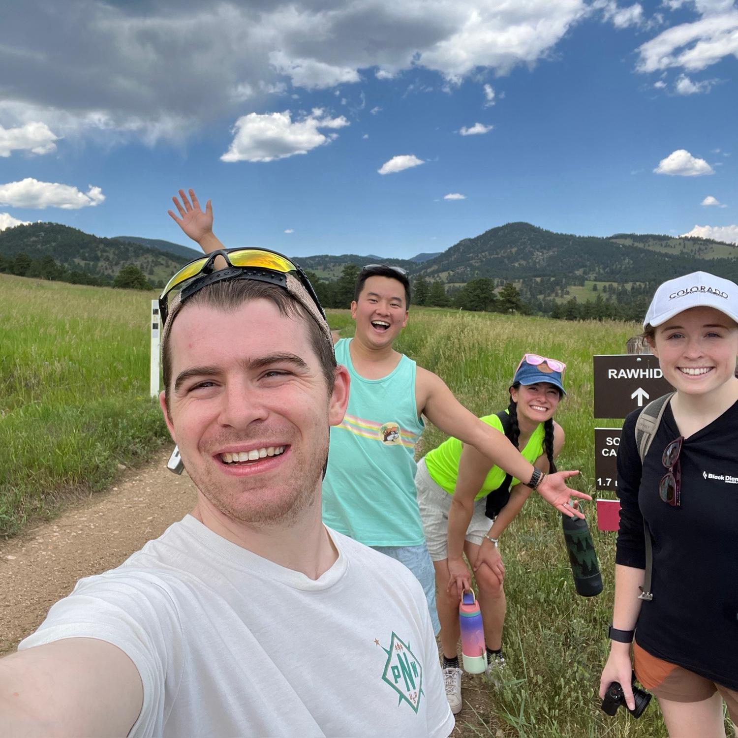 Hiking with Eugene and Lisa 2025