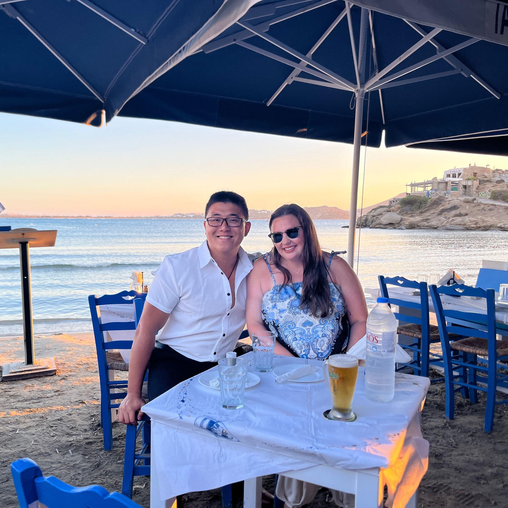 First night in Naxos, Greece!