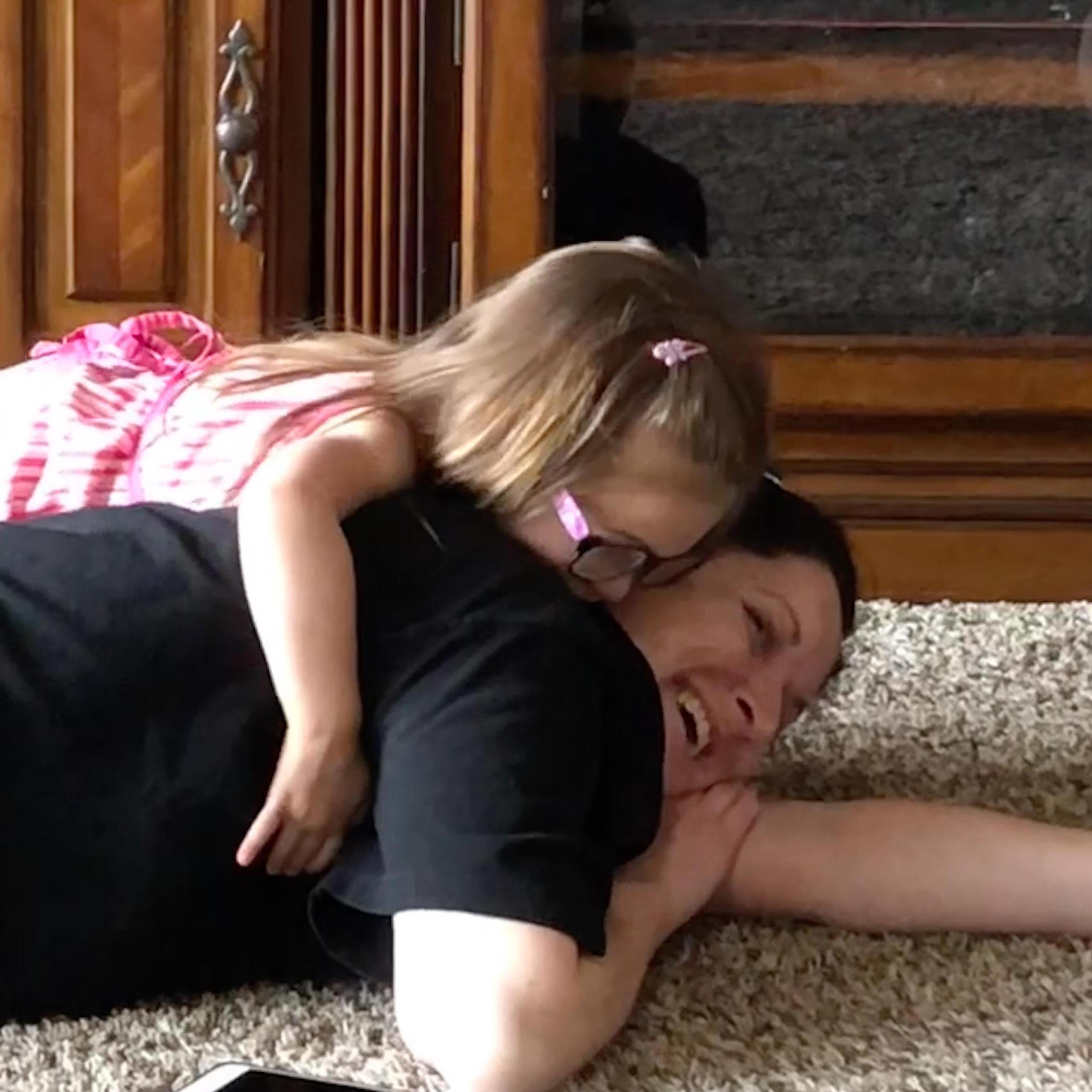 We love hugs from our niece Bailee