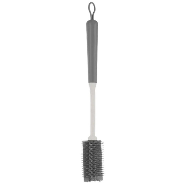 OU Bottle & Glass Brush – Ergonomic, Flexible Bristles for Scratch-Free, Deep Cleaning of Cups, Bottles & Glasses