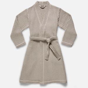 Dreamweave Waffle Robe Pebble XL