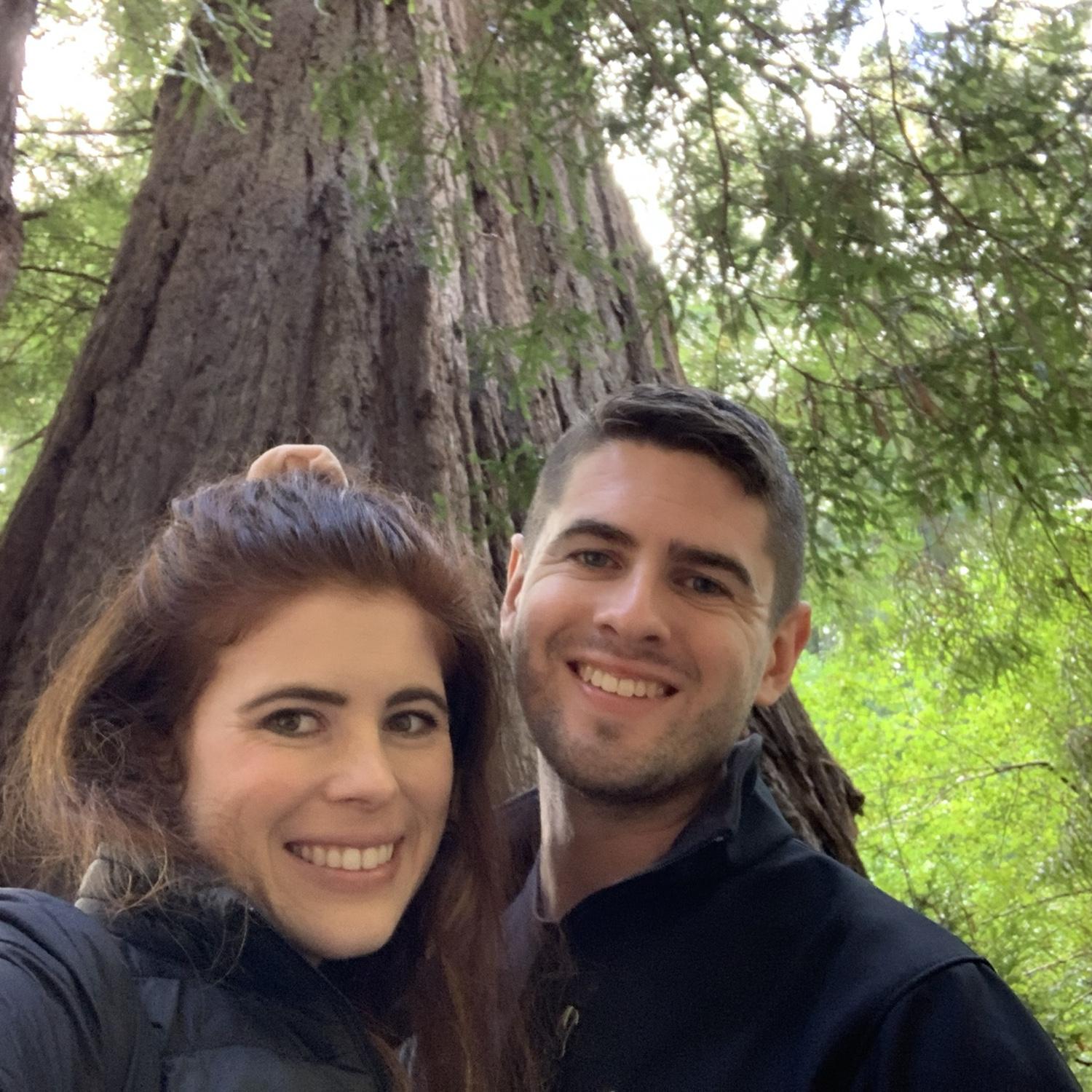 Our trip to San Francisco's Redwoods with Wes's dad and Nancy!