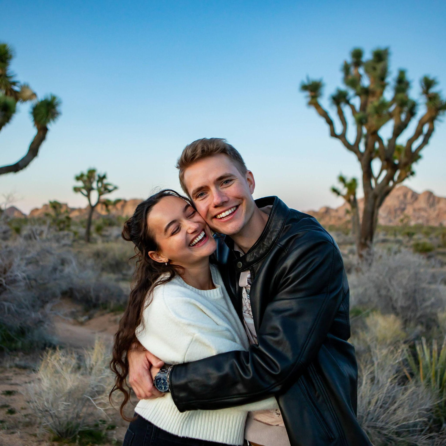 Our Joshua Tree engagement will always be one of the happiest moments of our lives :)