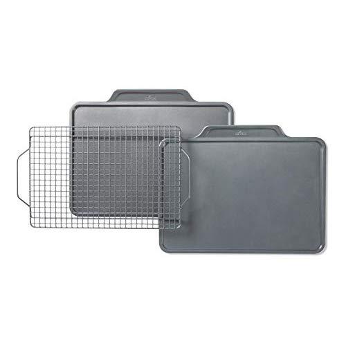 All-Clad J257S364 Pro-Release bakeware set, 3 piece, Grey