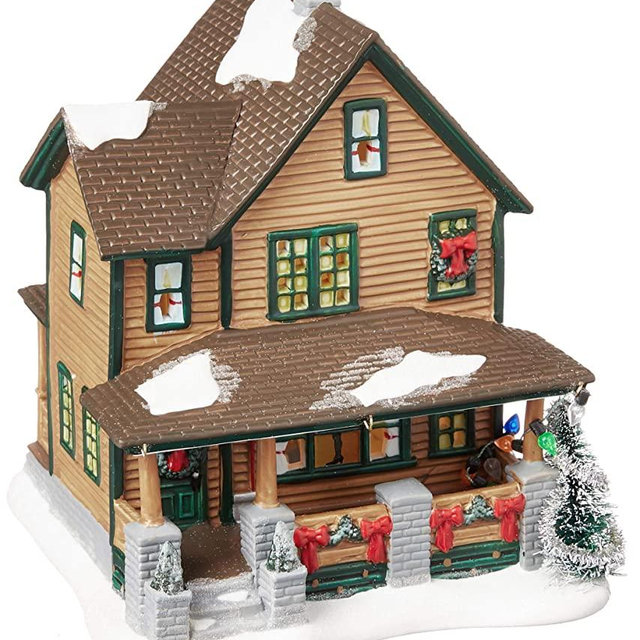 Department 56 Christmas Story Village Ralphies House Lit Building
