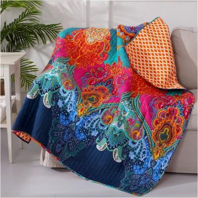 Mackenzie Bohemian Quilted Throw - Levtex Home