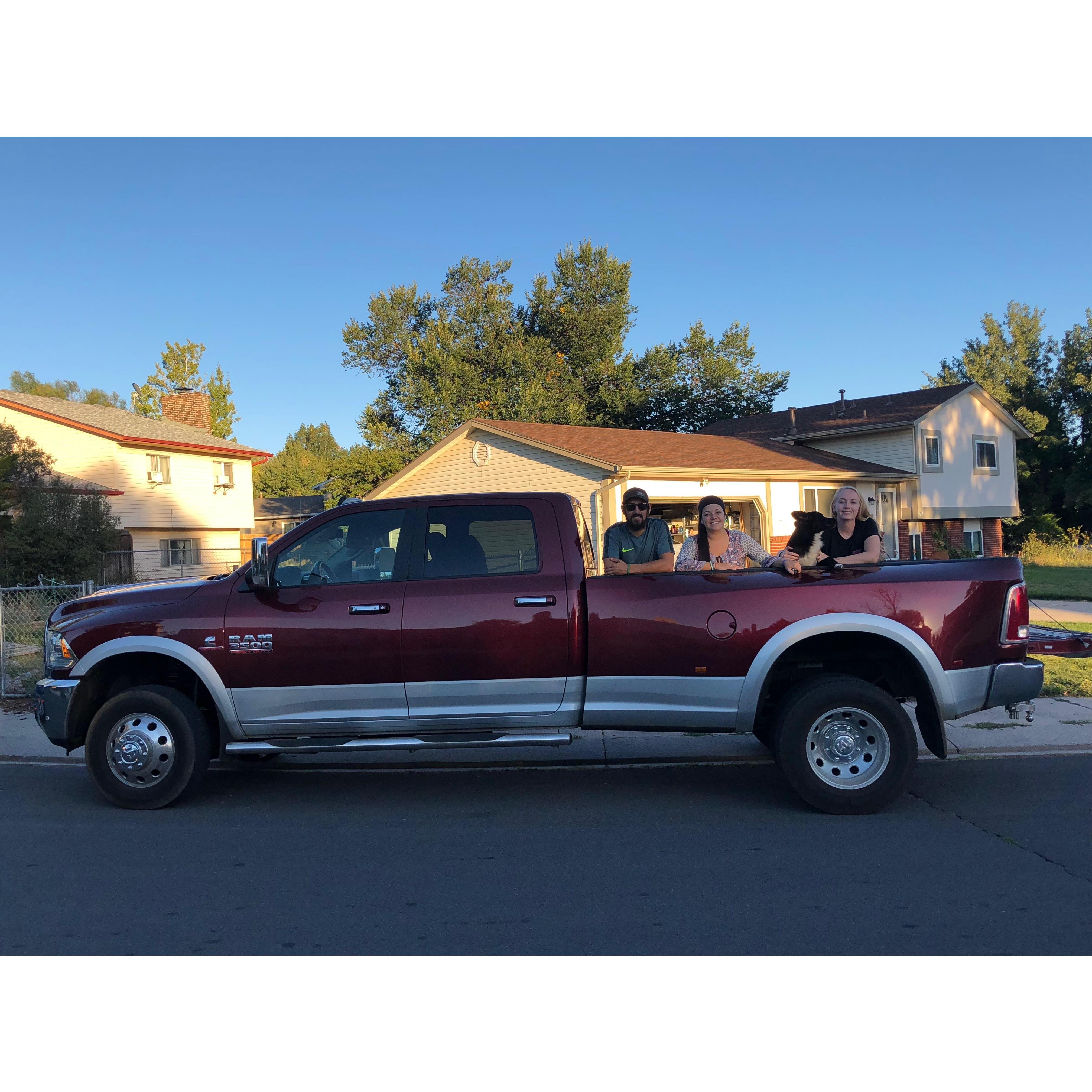the Fam getting ready to leave CO for the East Coast...