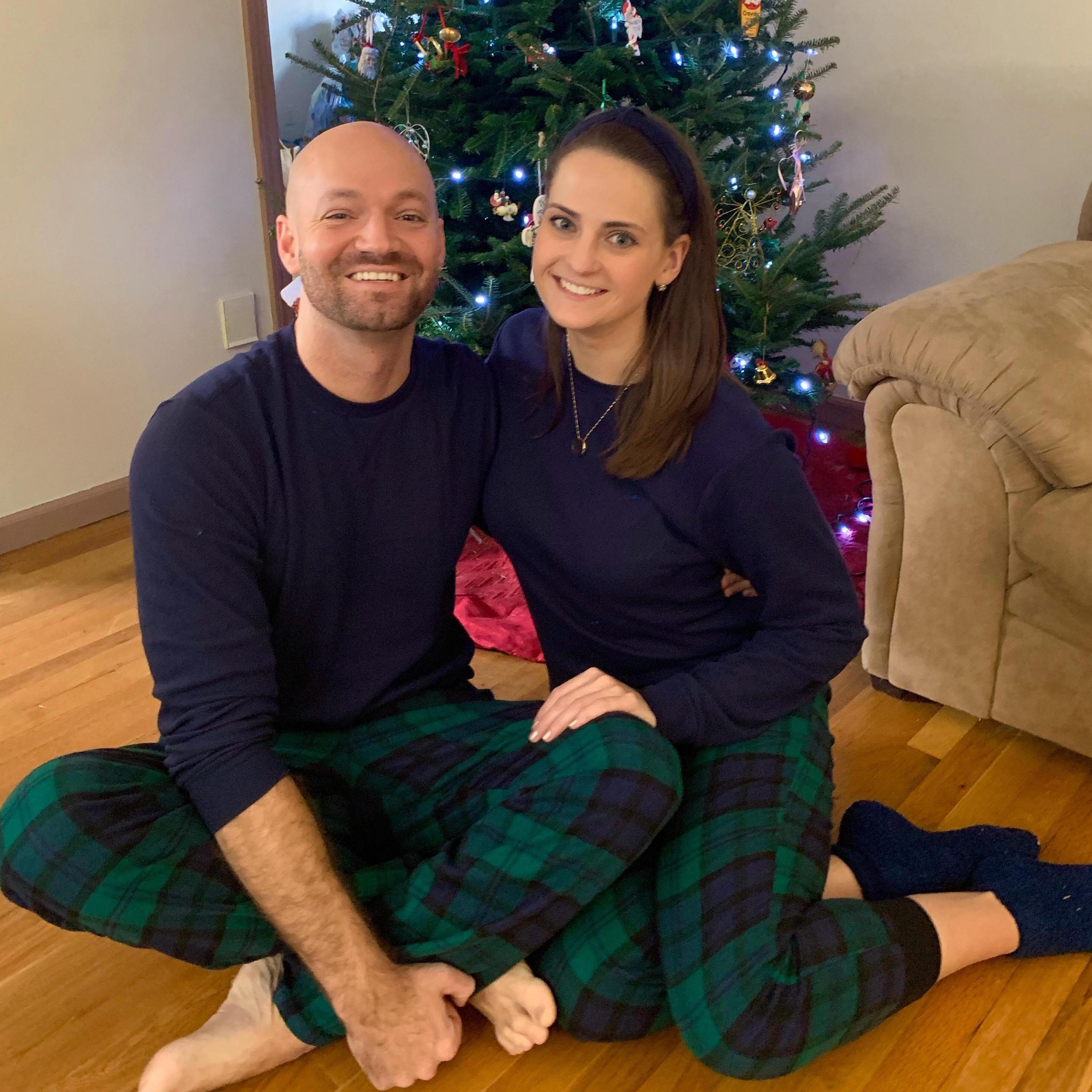 Our first Christmas together - and the first time we said "I love you"